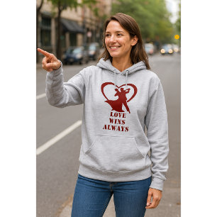 Love Wins Always Hoodie – Freefit Unisex Pullover 