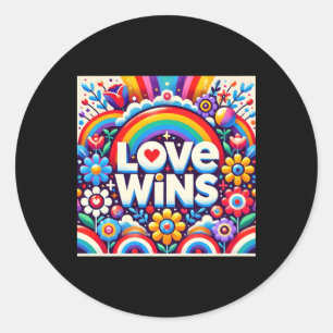 Love Wins Art Tees Sticker 