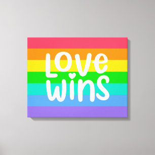 Love Wins Canvas Print