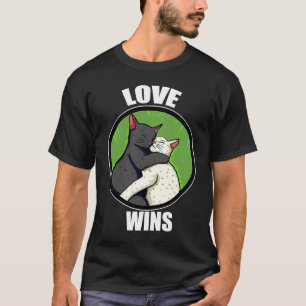 Love Wins Cuddle Cat Kitty Cuddly T-Shirt