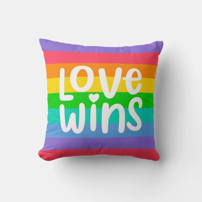 Love Wins Cushion (Front)