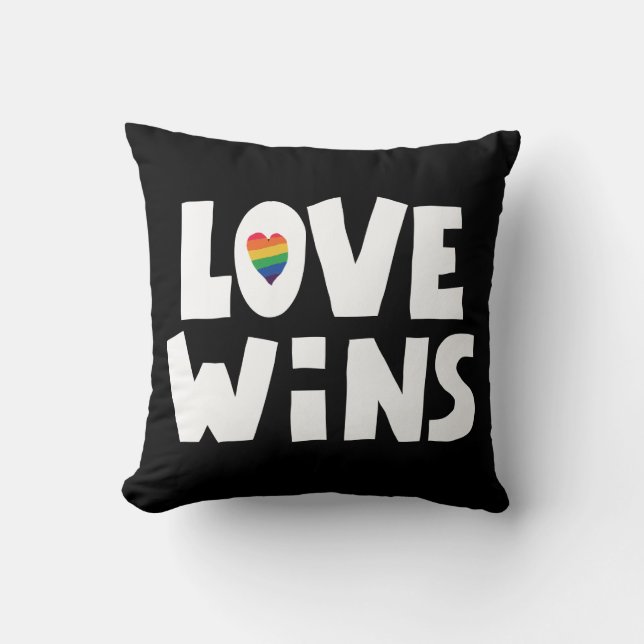 Love Wins Cushion (Front)