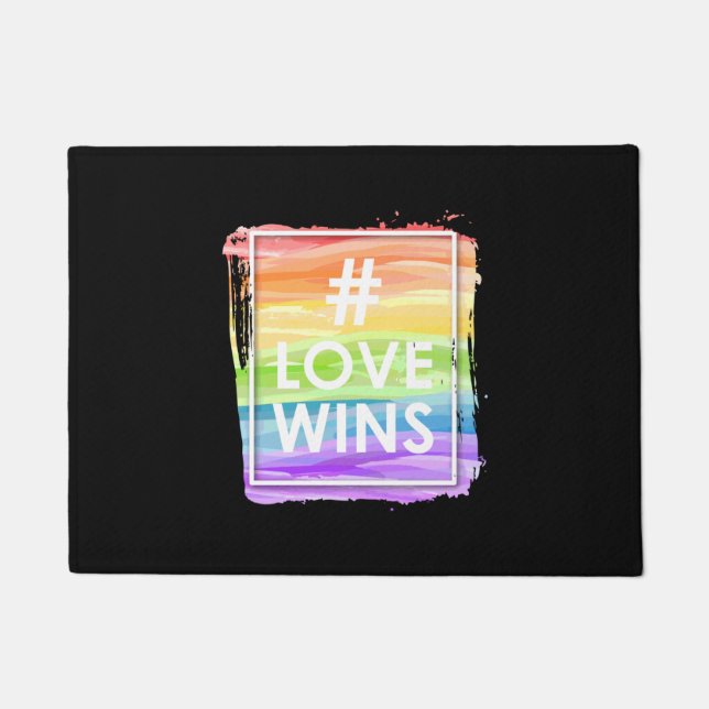 Love Wins Doormat (Front)