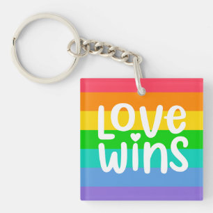 Love Wins Key Ring