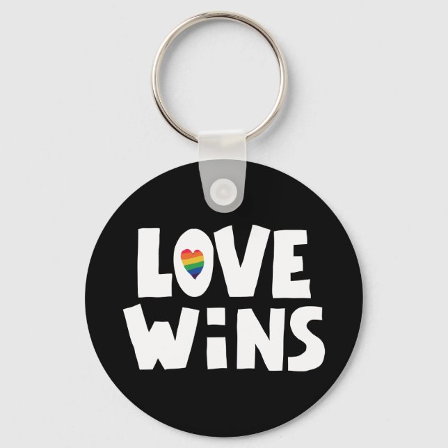 Love Wins Key Ring (Front)