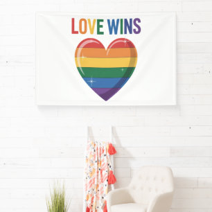 Love Wins LGBT Gay Pride Equality Banner
