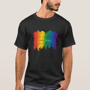 Love Wins LGBT Pride Flag Gay Rights Equality T-Shirt