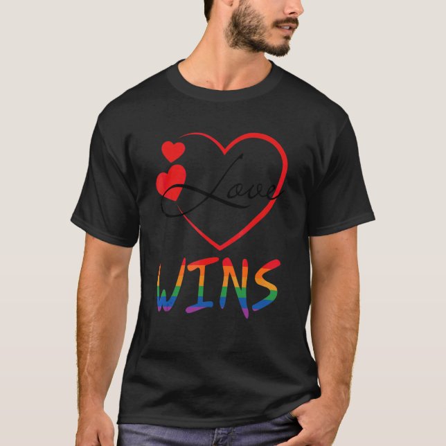Love Wins Lgbt Pride T-Shirt (Front)