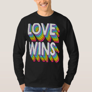 Love Wins Men Women Lgbt Ally T-Shirt