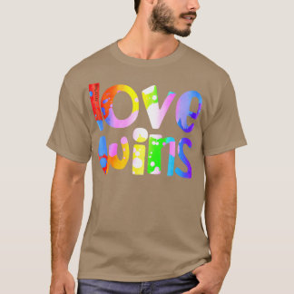 Love wins rainbow and trans T-Shirt