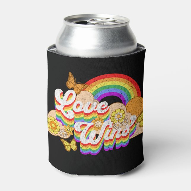 Love wins text design can cooler (Can Front)