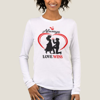 Love Wins – Tri-Blend Long Sleeve Tee. Tri-Blend Shirt