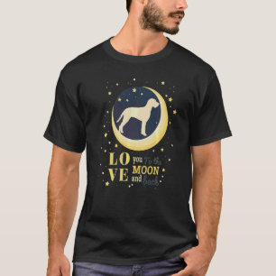 Love Wirehaired Vizsla Dog To The Moon T-Shirt