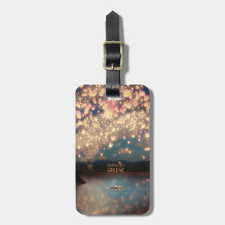 Love Wish Lanterns Luggage Tag