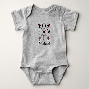 Love with Arrows Baby Body Suit Baby Bodysuit