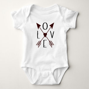 Love with Arrows Baby Body Suit Baby Bodysuit