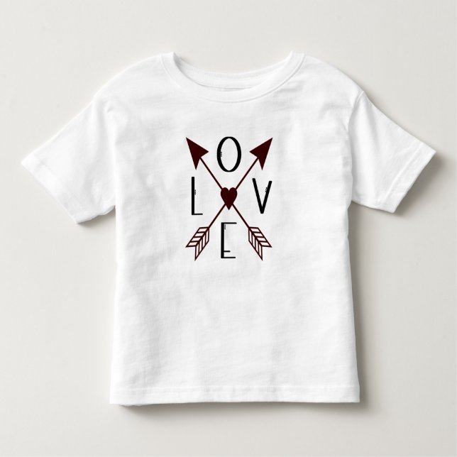 Love with Arrows Toddler T Shirt (Front)