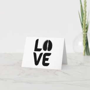 Love with Goat and Sheep Hoof - Black BLANK  Card