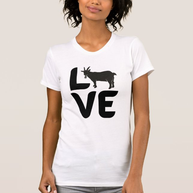 Love with Goat as the O T-Shirt (Front)