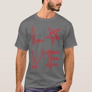 LOVE with Pentagram family T-Shirt