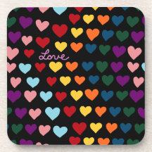 Love With Rainbow of Hearts