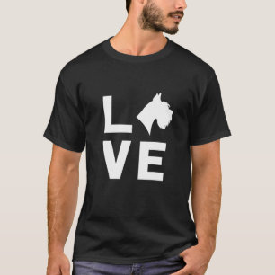 Love With Schnauzer T Gift T-Shirt
