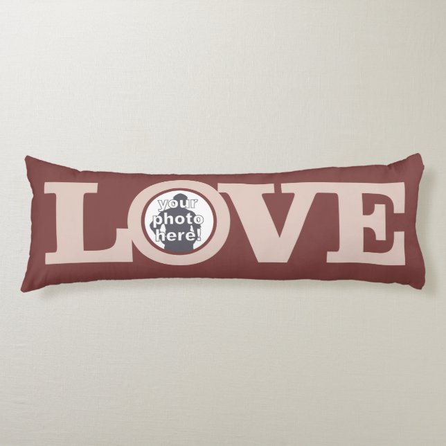 LOVE with YOUR PHOTO custom body cushion (Front)