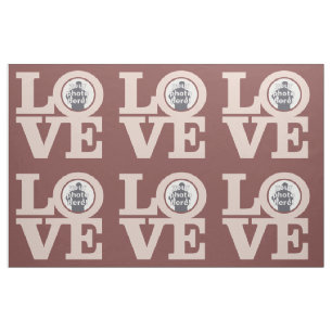 LOVE with YOUR PHOTO custom fabric