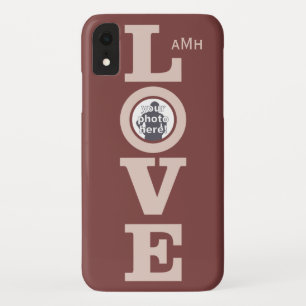 LOVE with YOUR PHOTO custom monogram cases