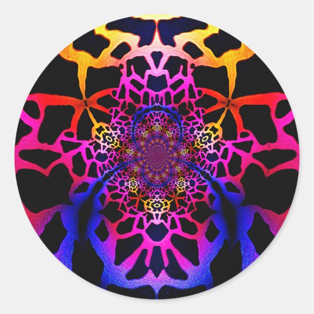 Love within_ classic round sticker (Front)