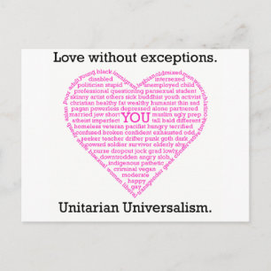 Love Without Exceptions Postcard