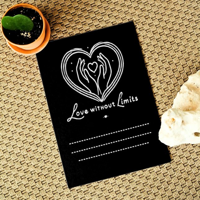 Love Without Limits WihtWirte Your Own Words Below Thank You Card (Creator Uploaded)