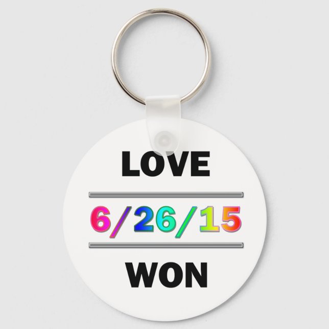 Love Won Key Ring (Front)