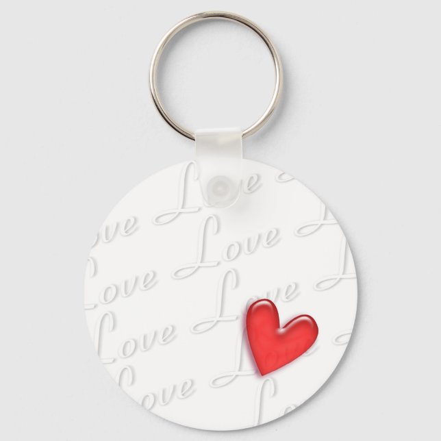 Love, wonderful love key ring (Front)