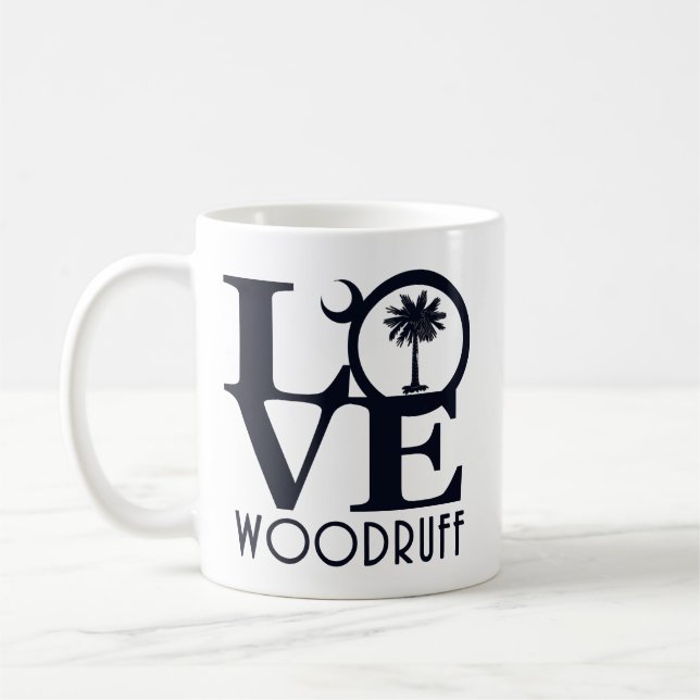 LOVE Woodruff SC Coffee Mug (Left)