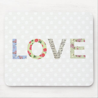 Love word art mousepad