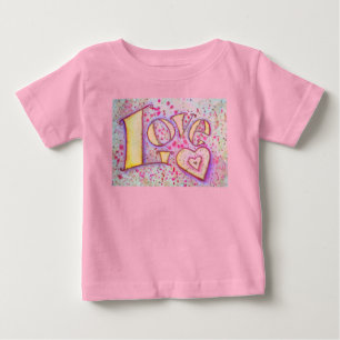 Love Word Art Painting Custom T-Shirt