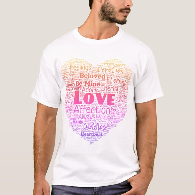 Love Word Cloud T-Shirt (Front)
