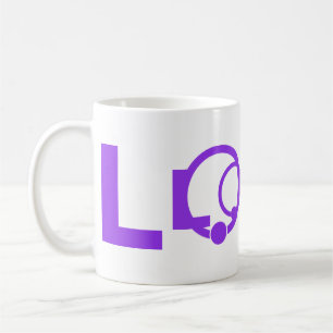 LOVE Wordmark Mug Purple