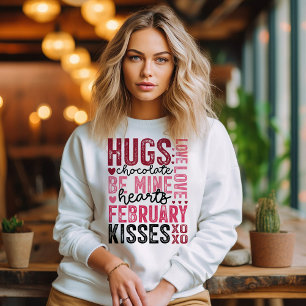 Love Words Design Sweatshirt