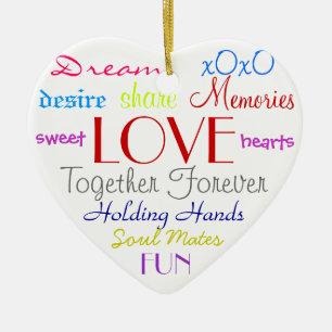 Love Words Ornament
