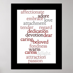 Love Words Poster