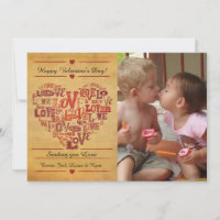 Love Words Valentine's Day Card
