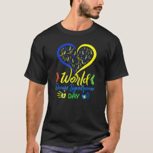 Love World Down Syndrome Awareness Day Love 5 T-Shirt