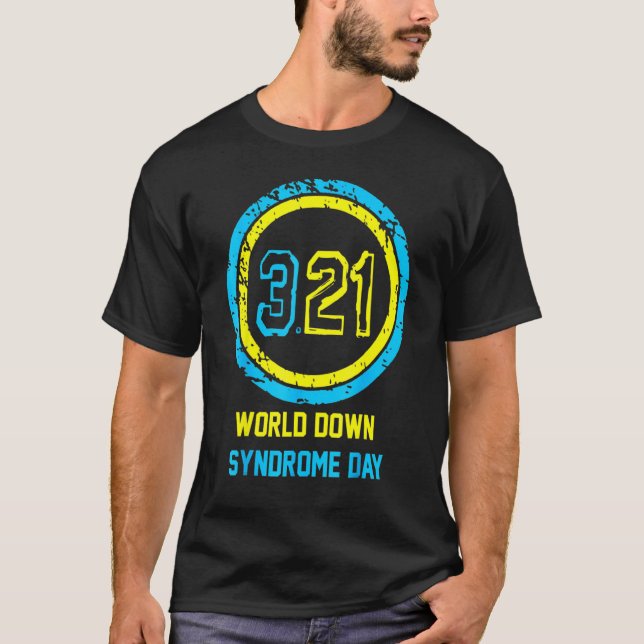 Love World Down Syndrome Awareness Day Love 7 T-Shirt (Front)