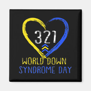 Love World Down Syndrome Awareness Day Love Magnet