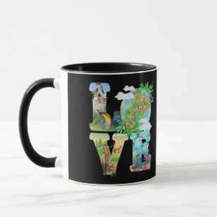 Love World Earth Day 2022 Planet Environmental Mug