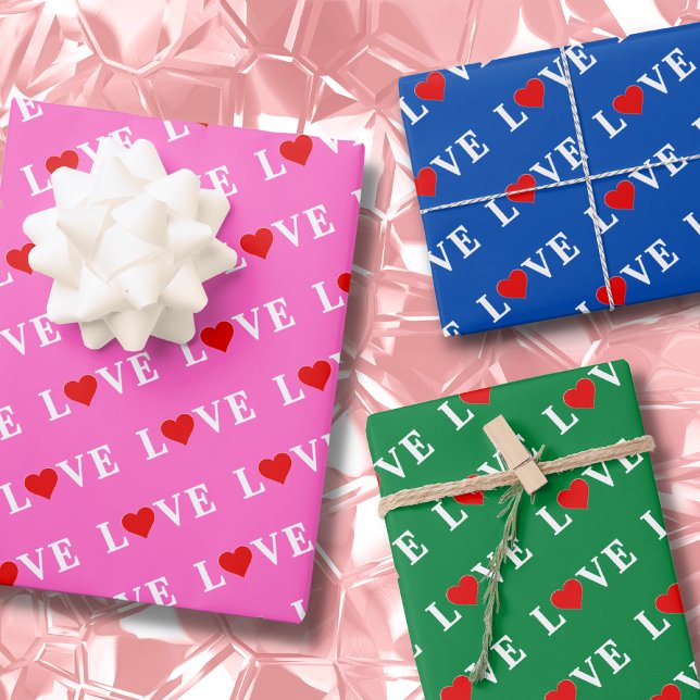 LOVE wrapped in LOVE wrapped with LOVE All Purpose Wrapping Paper Sheet (Creator Uploaded)