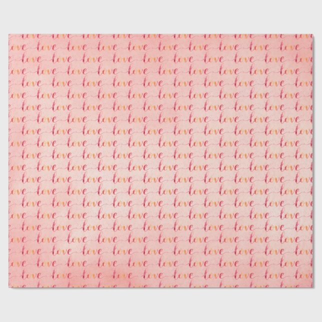 Love Wrapping Paper (Flat)