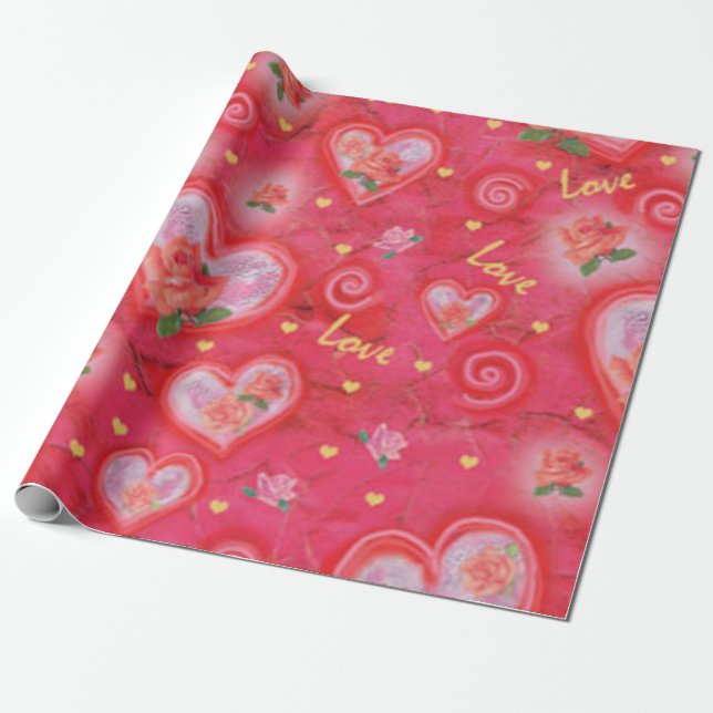 Love Wrapping Paper (Unrolled)